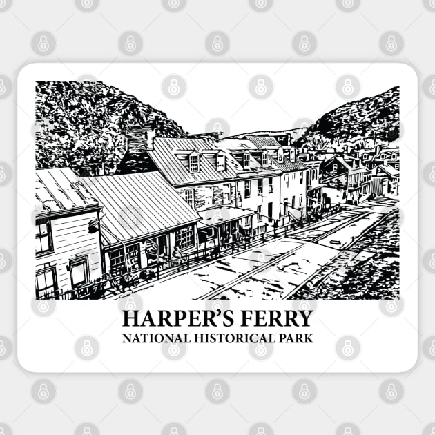 Harper’s Ferry National Historical Park Sticker by Lakeric
